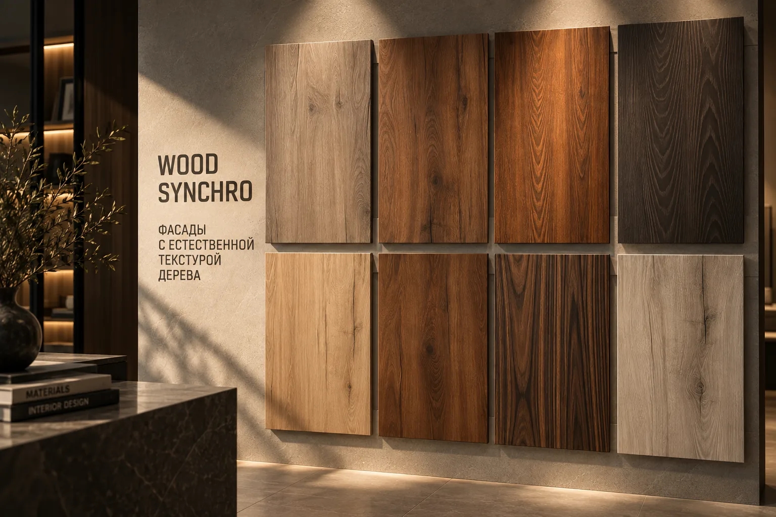 Фасады Wood Synchro с текстурой дерева