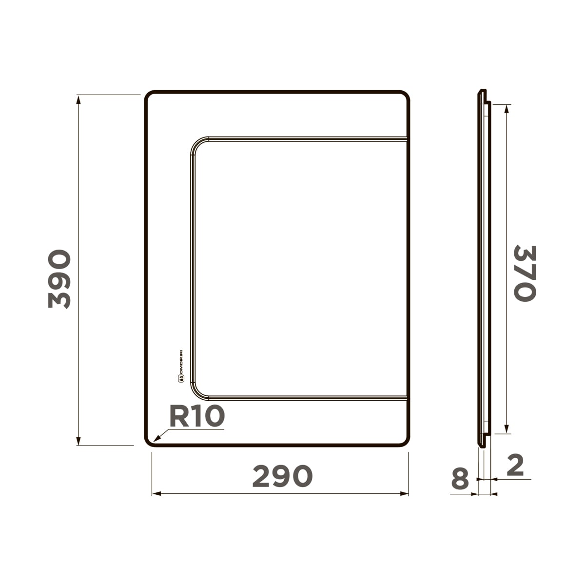 Omoikiri CB-BASIC-370-WD