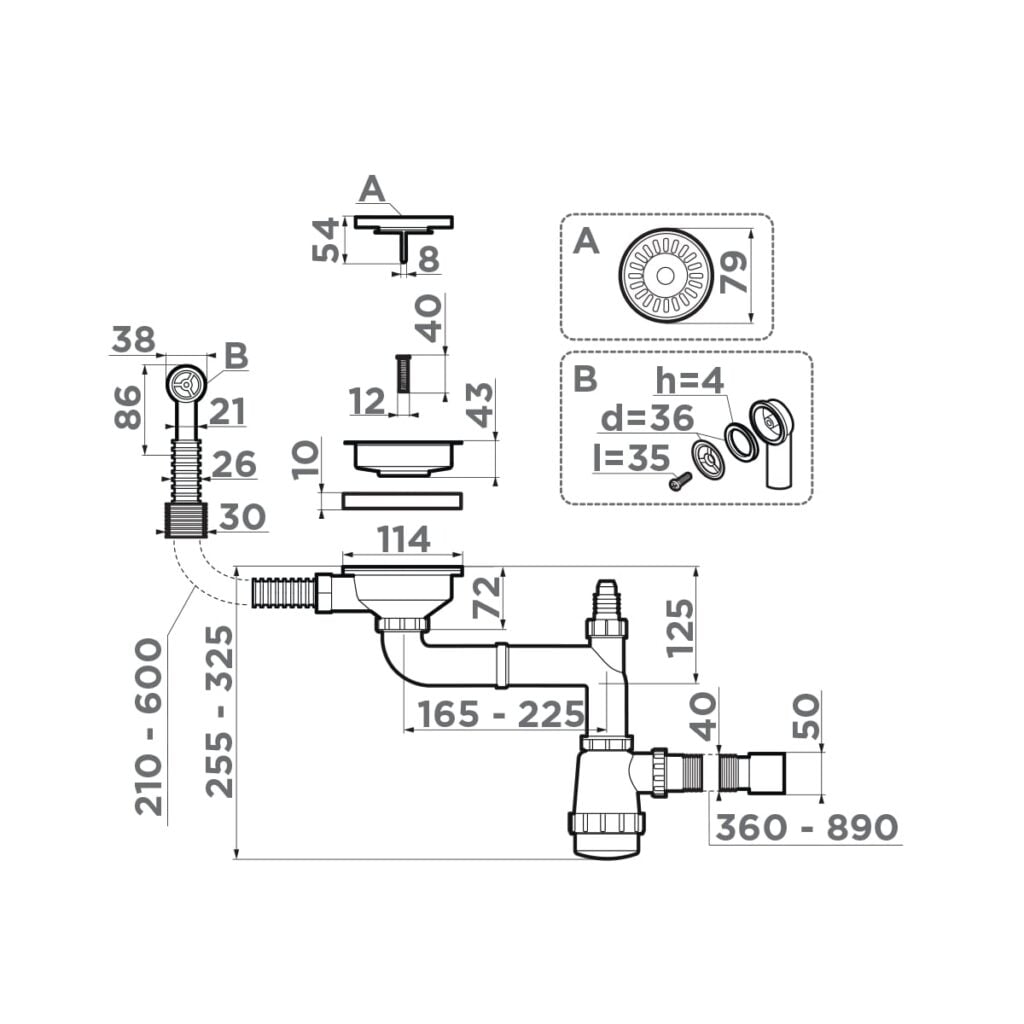 Omoikiri WK-1CL-R-AB022