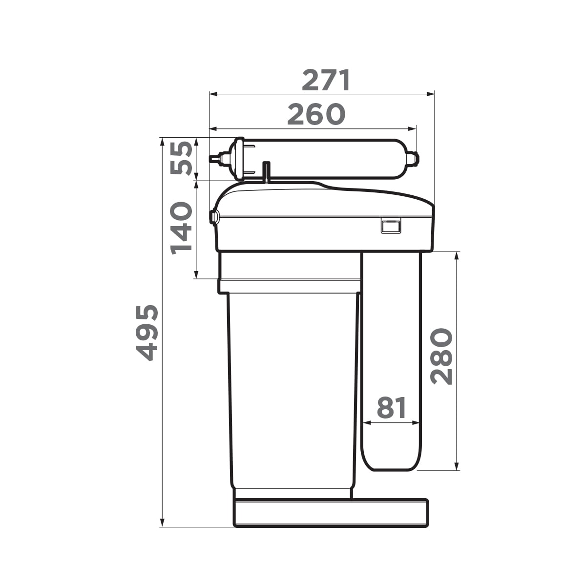 Omoikiri Pure Drop 2.1.4S