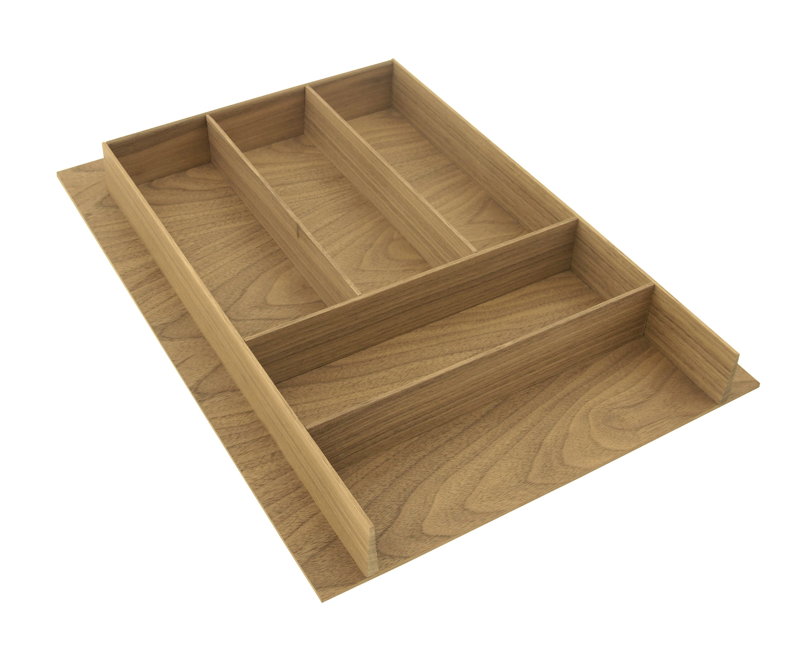 Деревянный лоток WOODLINE для столовых приборов, ширина фасада 450 мм, 335×459х49 мм, дуб