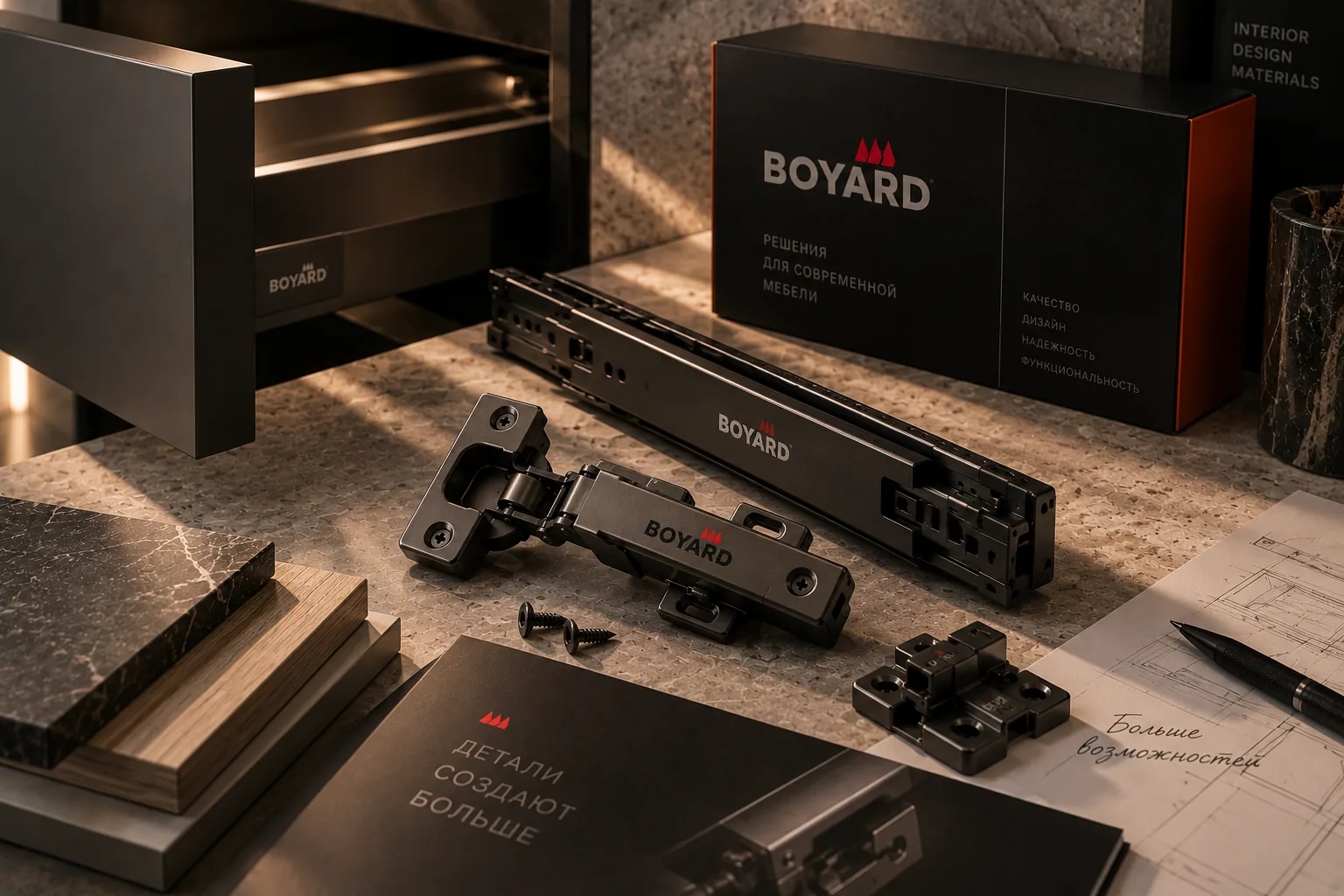 Ящик Boyard с направляющими